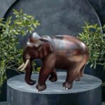 Elephant in Rose Wood