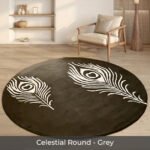 Celestial Round - Custom made Hand Tufted Premium New Zealand Wool Carpet - Image 5
