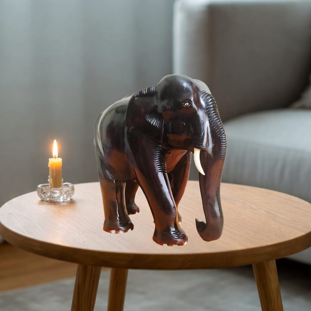 elephant brown Elephant Brown - Mahogany Wood - Image 1