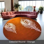 Celestial Round - Custom made Hand Tufted Premium New Zealand Wool Carpet - Image 4