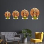 Kathakali Wall Hanging (Laminated on Mahogany Wood) - Image 2